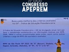 20° EDIÇÃO APEPREM:  Ilhabela citada na Palestra do MPS por Claudia Iten